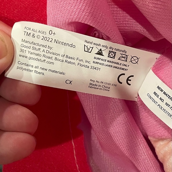 Super Mario Princess Peach large 20\" plush - Picture 5 of 6